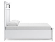 Ashley Furniture Ashbryn bedroom set with bed, nightstands, and dresser in a modern bedroom scene.