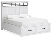 Ashley Furniture Ashbryn bedroom set including a bed, nightstands, and dresser in a modern bedroom layout.