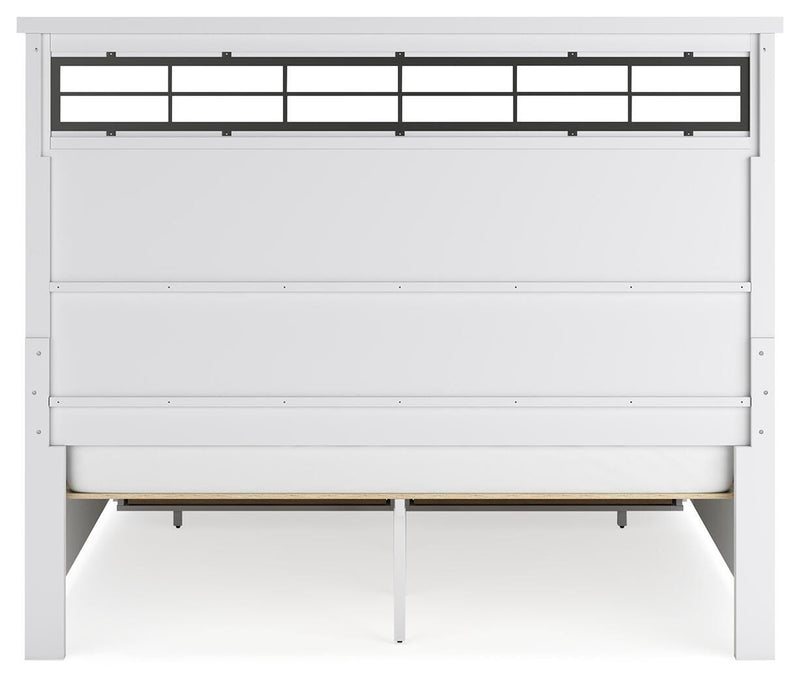 Ashley Furniture Ashbryn bedroom set featuring a modern bed frame, matching nightstands, and coordinated bedroom furniture.