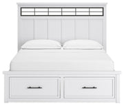 Ashley Furniture Ashbryn bedroom set with headboard, showcasing a stylish bedroom package with modern design elements.