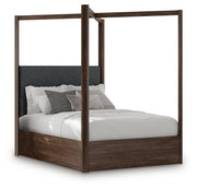 Ashley Furniture Dilenno bedroom set with a modern bed frame and matching nightstands in a stylish bedroom scene.