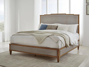 Ashley Furniture Sharlance bedroom set with a bed frame, nightstands, and dresser in a modern bedroom layout.
