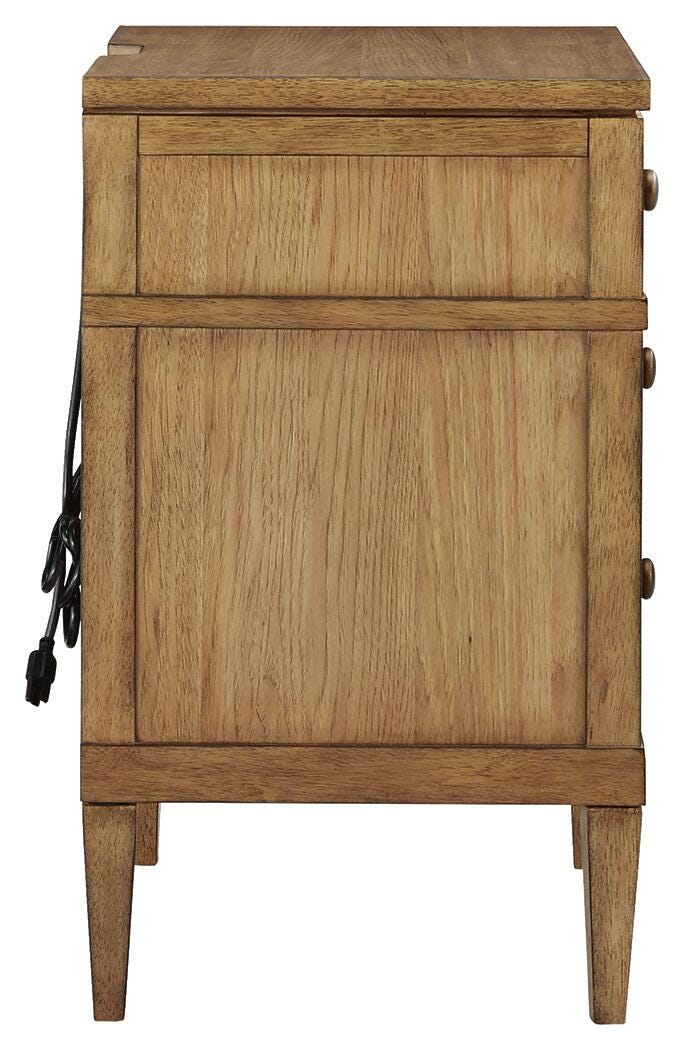 Ashley Furniture Sharlance bedroom set featuring a bed frame, nightstands, and dresser in a modern bedroom scene.