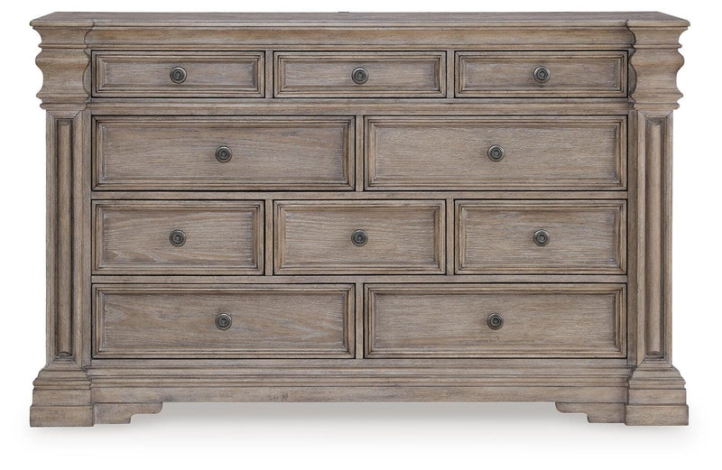 Blairhurst Dresser by Ashley Furniture featuring a sleek wood finish and multiple drawers for stylish storage.