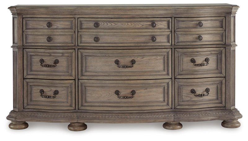 Ashley Furniture Ardenfield Dresser with sleek wood finish and modern design, featuring multiple drawers for ample storage.