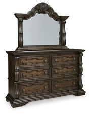 Ashley Furniture Maylee bedroom set featuring a stylish bed frame, matching nightstands, and elegant bedroom decor.