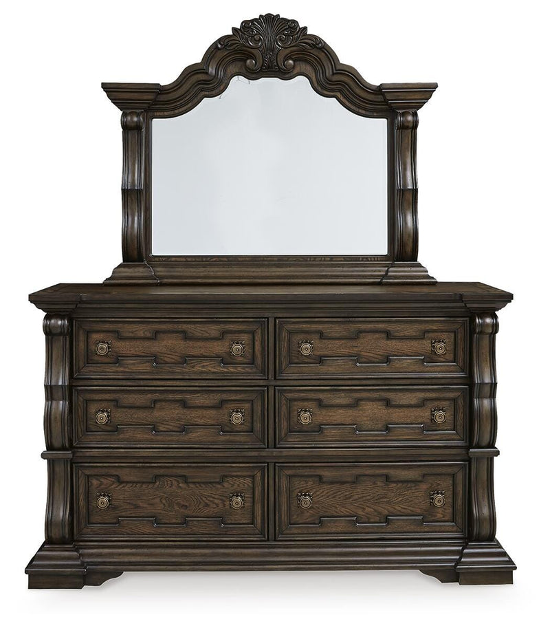 Ashley Furniture Maylee bedroom set featuring a stylish bed frame, nightstands, and coordinated bedroom furniture.