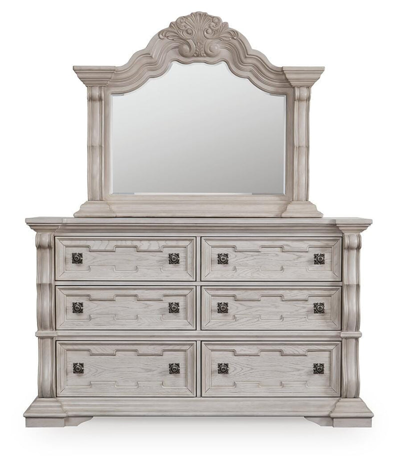 Ashley Furniture Bruchandi bedroom set featuring a stylish headboard and coordinated bedroom furniture in a modern design.