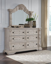 Ashley Furniture Bruchandi bedroom set featuring a bed, nightstands, and dresser in a modern, cohesive design.
