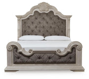 Ashley Furniture Bruchandi bedroom set featuring a bed with a headboard and matching bedroom furniture in a stylish design.