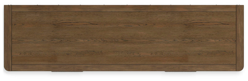 Ashley Furniture Cabalynn Dresser with a sleek wood finish and modern design, featuring multiple drawers for ample storage.