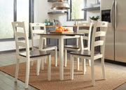 Ashley Furniture Woodanville dining room set with a wooden table and matching chairs, stylish and sturdy for family meals