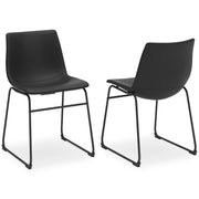 Ashley Furniture Centiar Dining Chair with upholstered seat and wooden legs, modern design for dining room seating