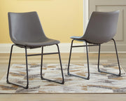 Ashley Furniture Centiar dining chair with upholstered seat and wooden legs, modern design for dining room decor.