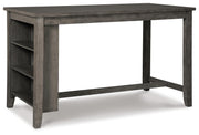 Ashley Furniture Caitbrook counter height dining package with barstools, featuring a stylish wooden design and comfortable seating.