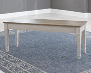 Ashley Furniture Skempton dining room set with a wooden table and matching chairs, featuring a classic design with a warm finish.