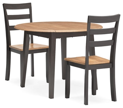 Ashley Furniture Gesthaven dining room set with a wooden table and matching chairs, stylish and elegant for dining spaces