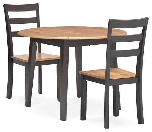 Ashley Furniture Gesthaven dining room set with a wooden table and matching chairs, stylish and elegant for dining spaces