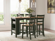 Ashley Furniture Gesthaven counter height dining table with sturdy wooden surface and modern design, shown in natural wood finish.