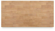 Ashley Furniture Gesthaven counter height dining table top with a smooth wood surface and dark finish, suitable for casual dining spaces.