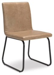Ashley Furniture Pharwynn dining room set with a table and chairs, shown from an angled view in a modern dining space.