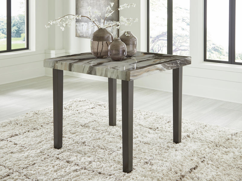 Ashley Jeshina counter height dining table with a sleek wooden surface and sturdy legs, perfect for modern kitchen or dining space.