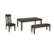 Ashley Furniture Haddigan dining room set with a wooden table and matching chairs, perfect for modern dining spaces.
