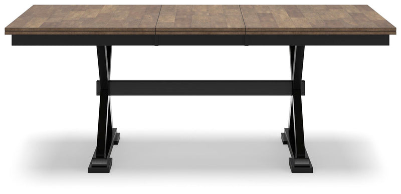 Ashley Furniture Wildenauer casual dining set with table and chairs, featuring a modern, comfortable design for family meals.