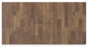 Ashley Furniture Wildenauer casual seating dining set with table and chairs, featuring wood and fabric upholstery.