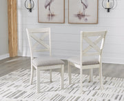 Ashley Furniture Robbinsdale dining package with casual seating set featuring a table and chairs in a modern, stylish design.