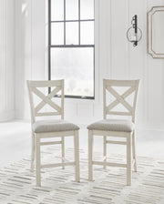 Ashley Furniture Robbinsdale dining package featuring a casual seating set with table and chairs for stylish dining.