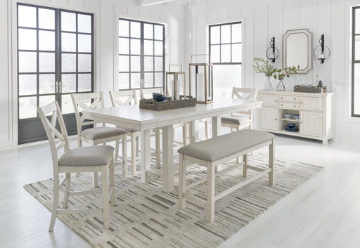 Ashley Furniture Robbinsdale dining package featuring casual seating set with table and chairs for stylish home dining.