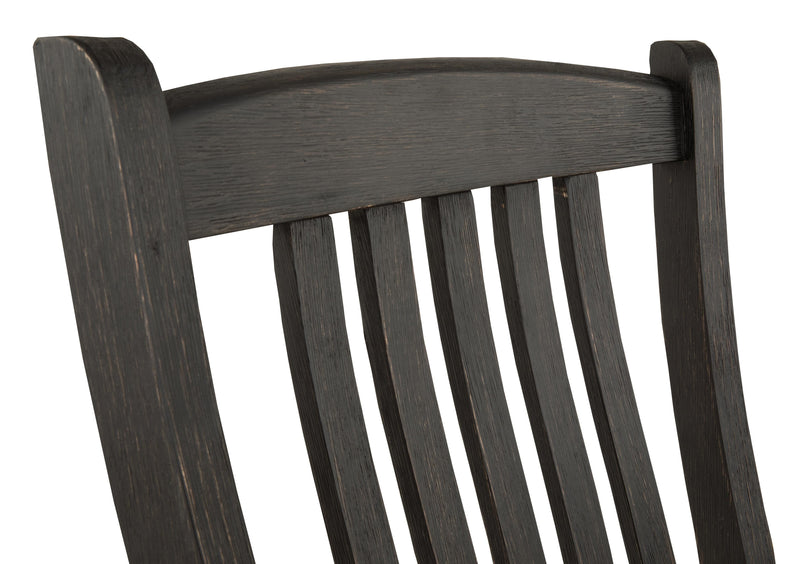 Ashley Furniture Tyler Creek dining room set, detailed image of the table and chairs in a classic dining room style.