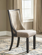 Ashley Furniture Tyler Creek dining room set with a wooden table and matching chairs, stylish and suitable for any dining space.