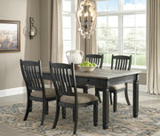 Ashley Furniture Tyler Creek dining room set with a wooden table and matching chairs, stylish and functional for modern dining rooms.