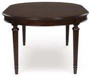 Ashley Furniture Lavinton Dining Extension Table with wooden surface and extendable design for versatile dining space.