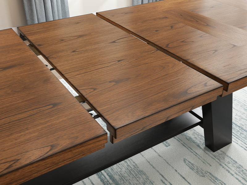 Ashley Furniture Greddinton dining room set with a table, six chairs, and a leaf extension visible in the image.