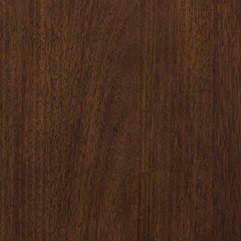Ashley Furniture Dilenno dining server with a dark wood finish, featuring drawers and cabinets for storage.