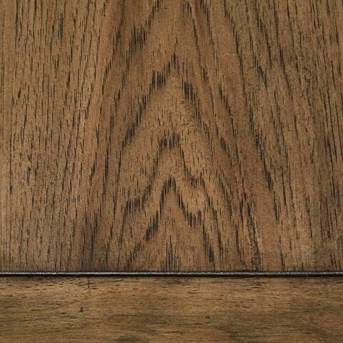 Ashley Furniture Cabalynn counter height dining table with a dark wood finish, featuring a sturdy rectangular design.