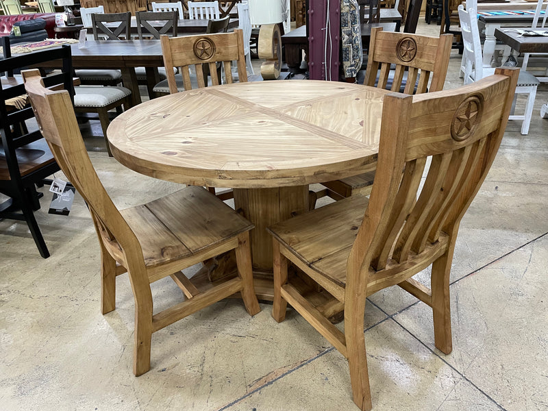 Round Sta. Rita 48” Round Dining Set – 5 Piece