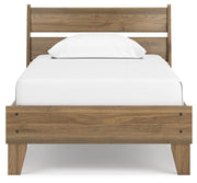 Ashley Furniture Deanlow bedroom set featuring a bed with a headboard and matching bedroom furniture in a modern design.