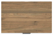 Ashley Furniture Deanlow Chest of Drawers, wooden storage chest with multiple drawers and a polished finish.