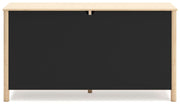Back view of Ashley Furniture Cabinella Dresser showing wooden drawers and classic design details.