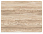 Ashley Furniture Battelle nightstand with a sleek wood finish and a spacious top surface, perfect for bedroom storage.