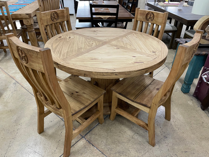 Round Sta. Rita 48” Round Dining Set – 5 Piece