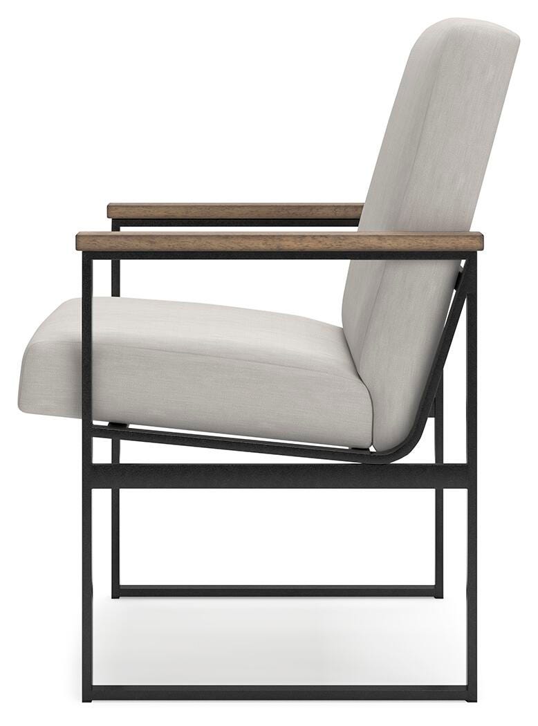Ashley Furniture Montia home office set, includes desk and storage units, modern design with wood finish and sleek hardware.