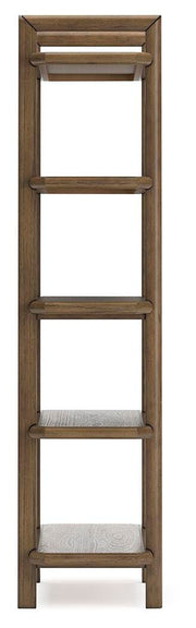 Ashley Furniture Roanhowe home office set with desk, chair, and storage components arranged in a modern workspace setting.