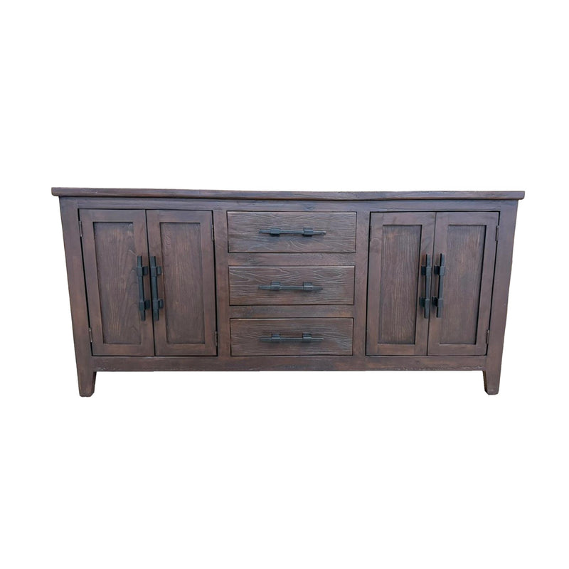 Home Plus 4 Door 3 Drawer Console 62" (BH)