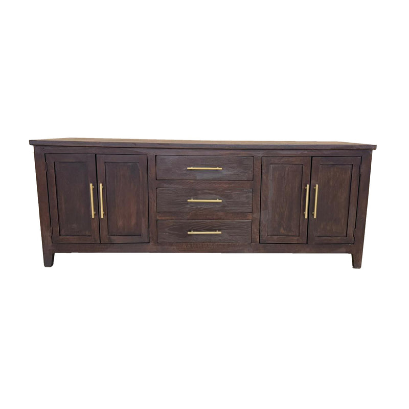 Home Plus 4 Door 3 Drawer Console 76" (GH)
