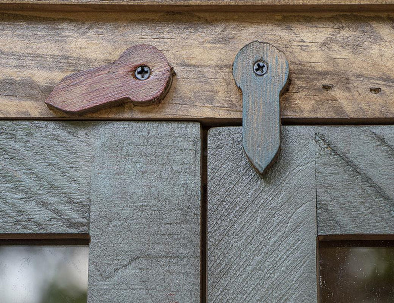 6 Glass Doors 73" Console